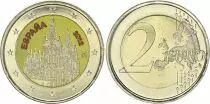 Spain 2 Euros - Cathedral of Burgos - Colorised - 2012