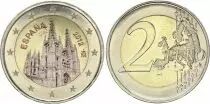 Spain 2 Euros - Cathedral of Burgos - Colorised - 2012