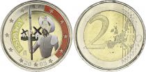 Spain 2 Euros - Don Quixote - Colorised - 2005