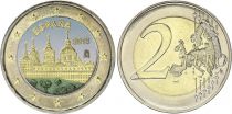 Spain 2 Euros - Escurial - Colorised - 2013