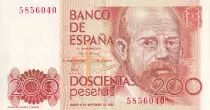 Spain 200 Pesetas - Leopoldo Garci de Las Alas - 1980 - P.156