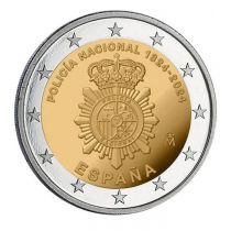 Spain 200 years of the Police Nationale - 2 Euros Commémo. 2024