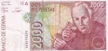 Spain 2000 Pesetas - Jose C. Mutis - 1992 - Serila 4F - P.164