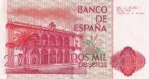 Spain 2000 Pesetas - Juan Ramon Jimenez  - 1980 - Serial M - P.159