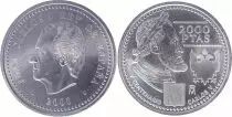 Spain 2000 Pesetas Charles V - 2000