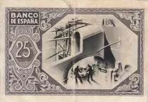 Spain 25 Pesetas - Bilbao - 1937 - P.S563
