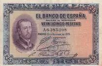 Spain 25 Pesetas - S.FR. Xavier - 1926 - P.71a