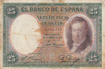 Spain 25 Pesetas 1931 - Vicente Lopez