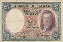 Spain 25 Pesetas 1931- Vicente Lopez