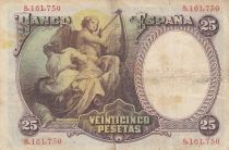 Spain 25 Pesetas 1931- Vicente Lopez