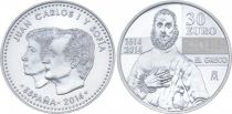 Spain 30 Euros Juan Carlos and Sofia - El Greco 2014