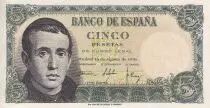 Spain 5 Pesetas - Jaime Balmes  - 1951 - P.140