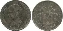 Spain 5 Pesetas Alfonso XIII - Arms - 1892