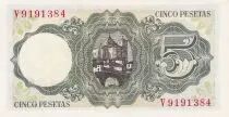 Spain 5 Pestas - Jaime Balmes - 1951 - Serial V -P.140