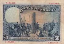 Spain 50 Pesetas - Alfonso XIII - 1927 - P.72a