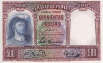 Spain 500 Pesetas  -  J. S. de Elcano - 1931 - P.85