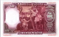 Spain 500 Pesetas  -  J. S. de Elcano - 1931