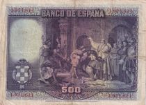 Spain 500 Pesetas - Cardenal Cisneros - 1928