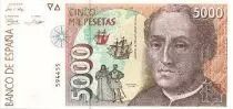 Spain 5000 Pesetas C. Colombus - Astrolabe