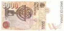 Spain 5000 Pesetas C. Colombus - Astrolabe