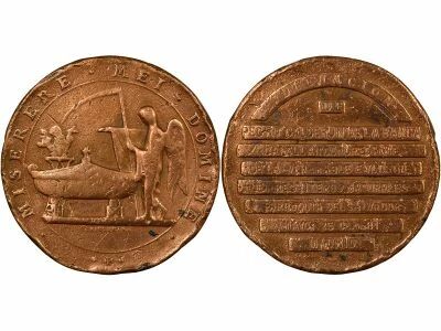 Spain Calder�n de la Barca - Copper Medal - 19th Century