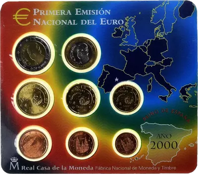 Spain Coffret BU Euro 2000