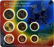 Spain Coffret BU Euro 2000