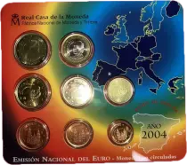 Spain Coffret BU Euro 2004