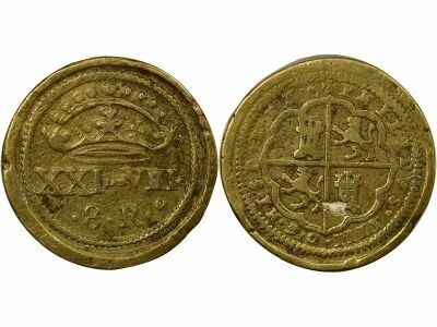 Spain Coin Weight - 8 Reales, Spain, Philip IV