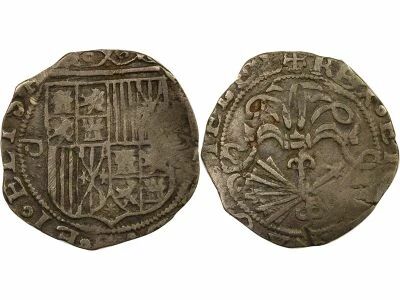 Spain in the name of Ferdinand & Isabella - Silver Real - 1560 / 1566 S Sevilla