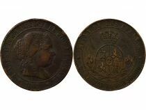 Spain Isabella - 2 1/2 Centimos - 1867 Barcelona