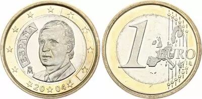 Spanien 1 Euro - Juan Carlos I - 2004