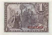 Spanien 1 Peseta - King Ferdinand - 1943 - P.126