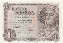 Spanien 1 Peseta - Lady d\'Elche - 1948 - P.135