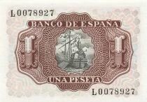 Spanien 1 Peseta - Marquis de Santa Cruz - 1953 - P.144