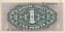 Spanien 1 Peseta - Santa Maria - Serial C - 1940 - P.122