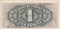 Spanien 1 Peseta - Santa Maria - Serial H - 1940 - P.122