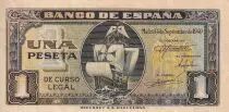 Spanien 1 Peseta - Santa Maria - Serial I - 1940 - P.122