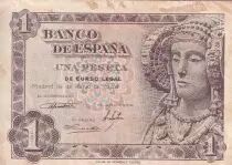 Spanien 1 Peseta - Woman of Elche - 1948 - P.135