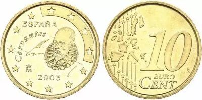 Spanien 10 Centimes Euro - 2003