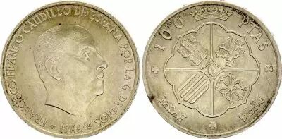 Spanien 100 Pesetas  - G�n�ral Franco - 1966