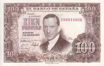 Spanien 100 Pesetas  - J.R. de Torres - 1953 - P.145