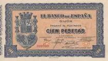 Spanien 100 Pesetas - Arms - Agriculture - 1937 - P.S580
