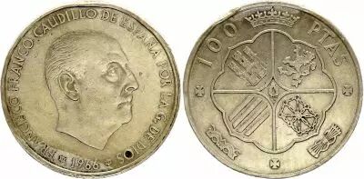 Spanien 100 Pesetas - G�n�ral Franco - 1966 (1967)