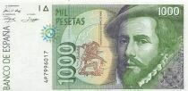 Spanien 1000 Pesetas - Cortes and Pizarro - 1992 - P.163