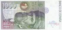 Spanien 1000 Pesetas - Hernan Cortes - 1992 - Serial 6K - P.163