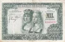 Spanien 1000 Pesetas 1957 - Catholic Kings - Serial Z
