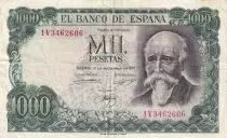 Spanien 1000 Pesetas 1971 - Jos&eacute; Echegaray - Madrid - Serial 1V