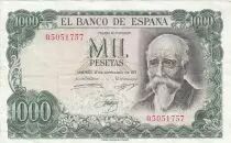 Spanien 1000 Pesetas 1971 - Jos&eacute; Echegaray - Madrid - Serial Q5