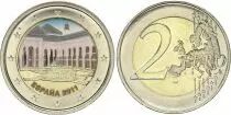 Spanien 2 Euros - Alhambra of Granada - Colorised - 2011